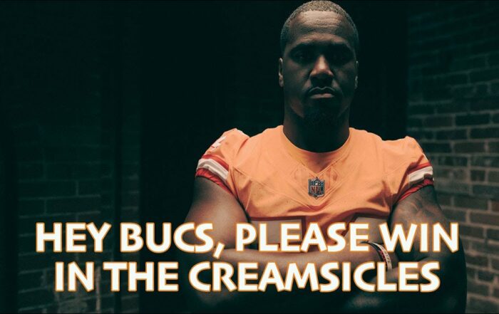 Bucs Creamsicles Pewter Pulse