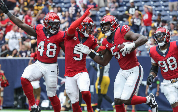 Texans S Jalen Pitre And De Will Anderson Jr.