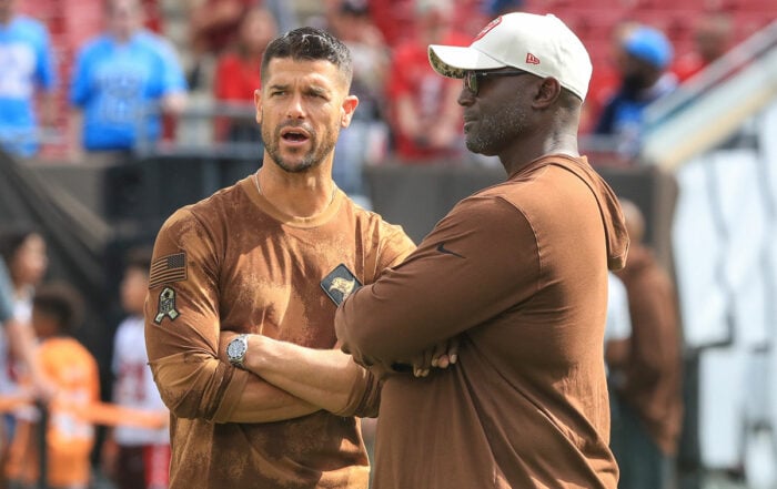 Bucs Oc Dave Canales And Hc Todd Bowles
