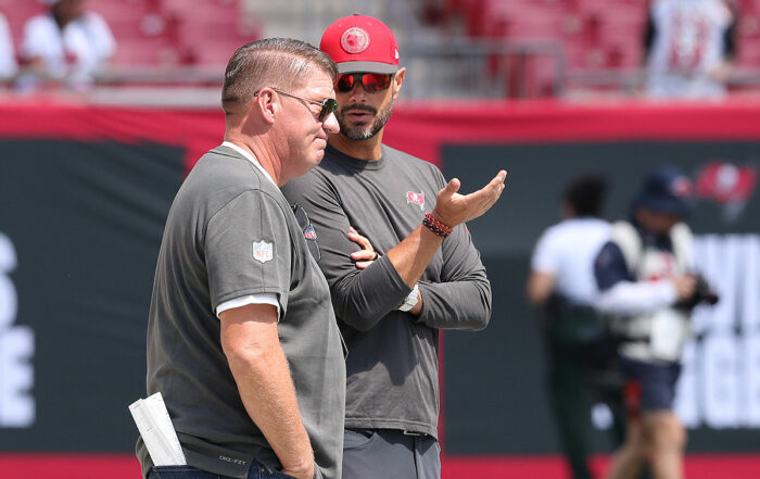 Bucs Gm Jason Licht And Assistant Gm John Spytek