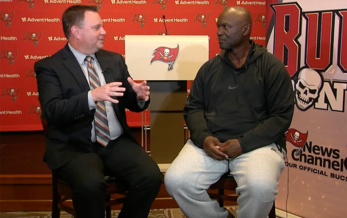 Wfla'S Dan Lucas And Bucs Hc Todd Bowles