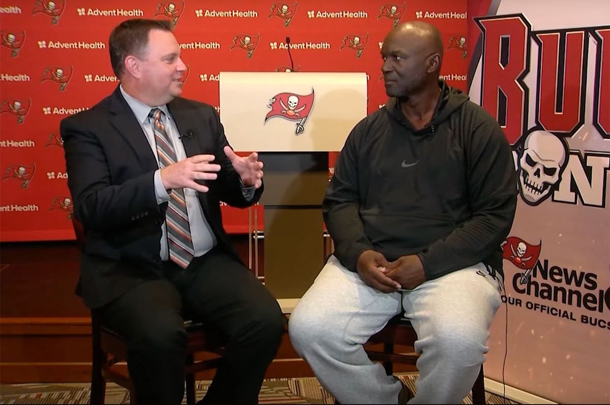Wfla'S Dan Lucas And Bucs Hc Todd Bowles