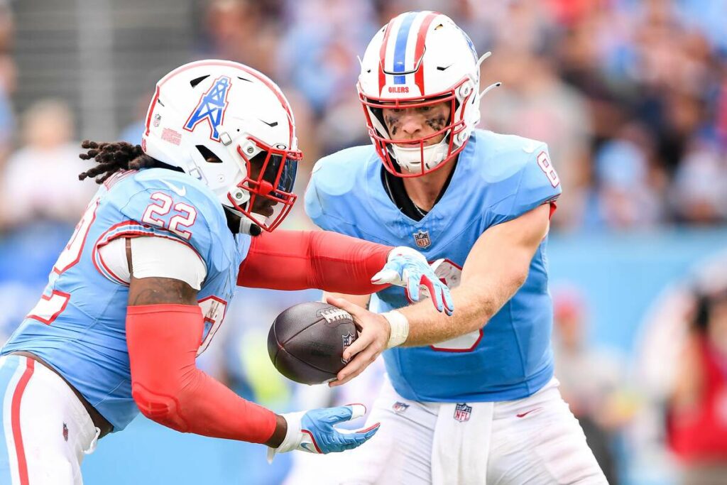 Titans Qb Will Levis And Rb Derrick Henry