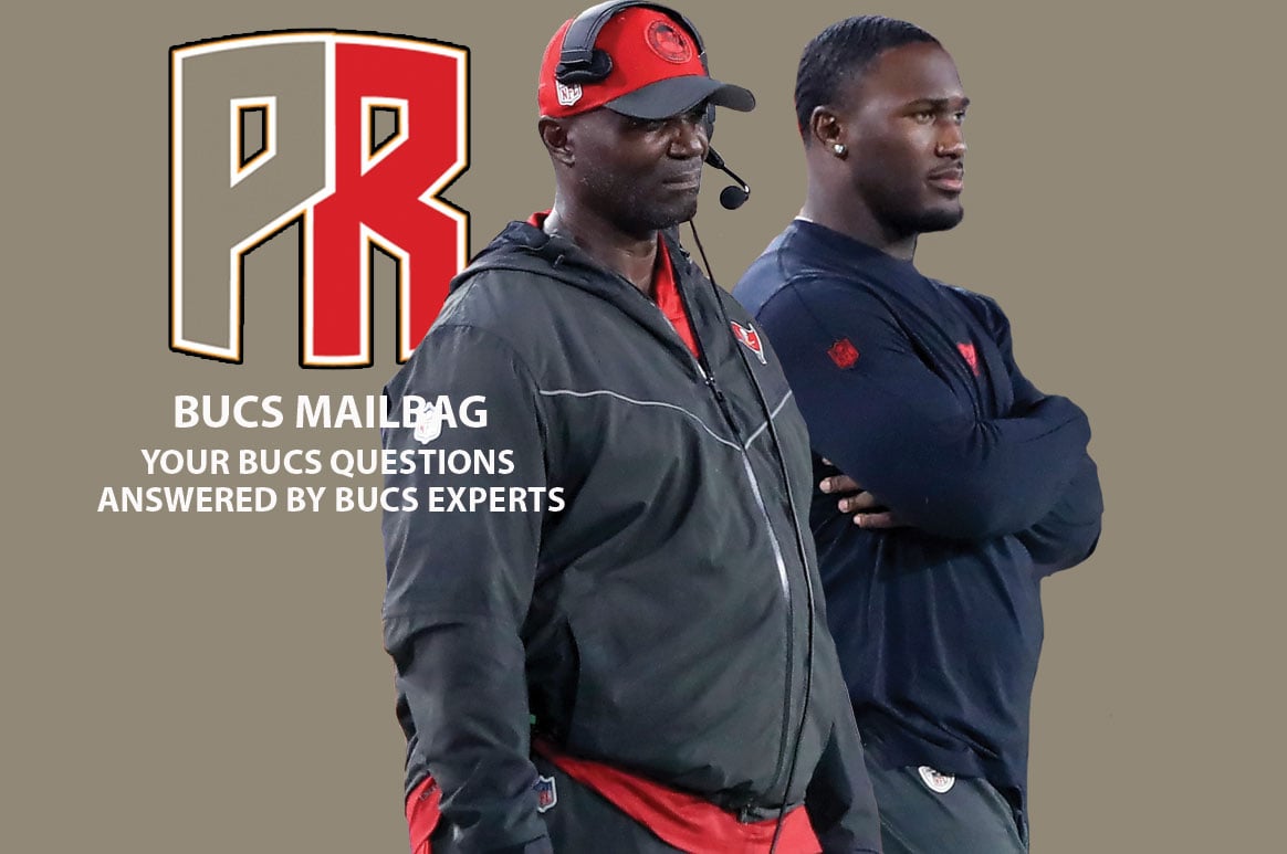 Bucs Head Coach Todd Bowles And Ilb Devin White