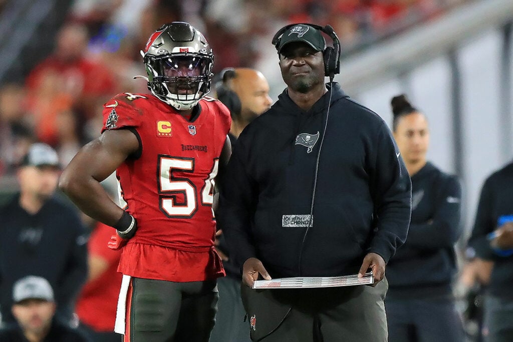 Bucs Ilb Lavonte David And Hc Todd Bowles