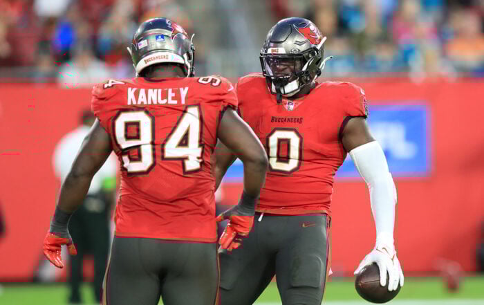 Bucs Olb Yaya Diaby And Dt Calijah Kancey