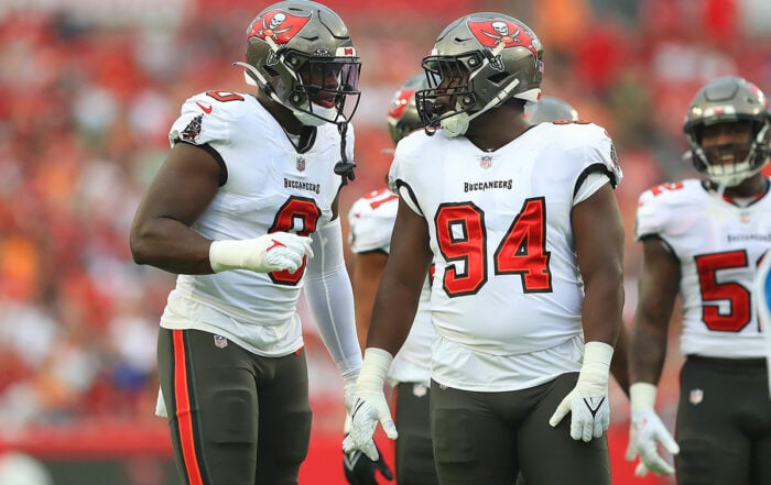 Bucs Olb Yaya Diaby And Dt Calijah Kancey