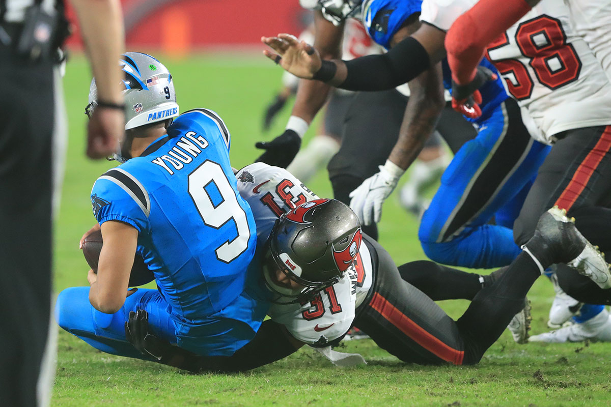 Bucs Fs Antoine Winfield Jr. And Panthers Qb Bryce Young