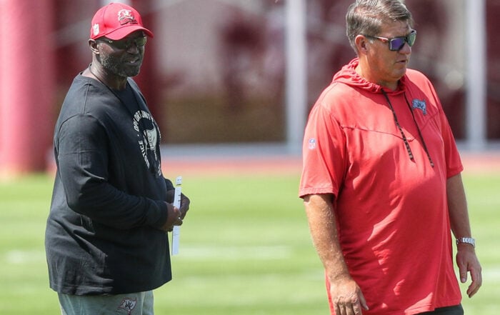 Bucs Head Coach Todd Bowles And General Manager Jason Licht Bucs Mock Draft