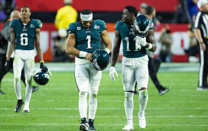 Eagles Qb Jalen Hurts And Wr A.j. Brown