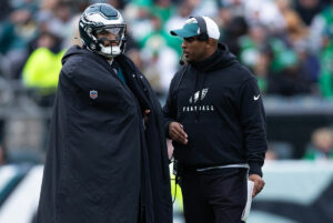 Former Eagles Oc Brian Johnson And Qb Jalen Hurts Bucs