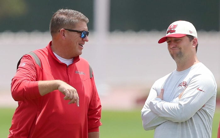 Bucs General Manager Jason Licht And Director Of Player Personnel Rob Mccartney