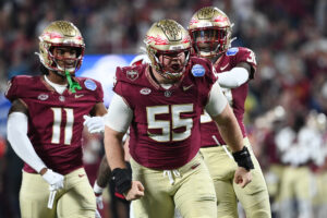 FSU DT Braden Fiske: Photo by - USA Today