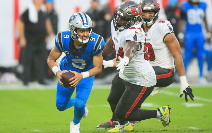 Bucs Dt Calijah Kancey And Panthers Qb Bryce Young