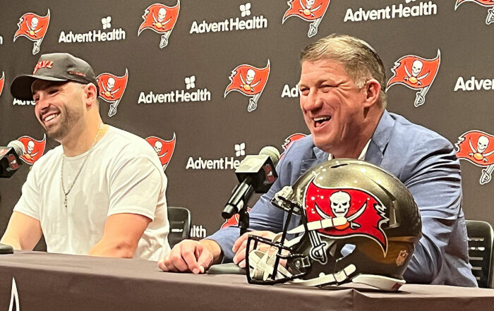 Bucs Qb Baker Mayfield And Gm Jason Licht