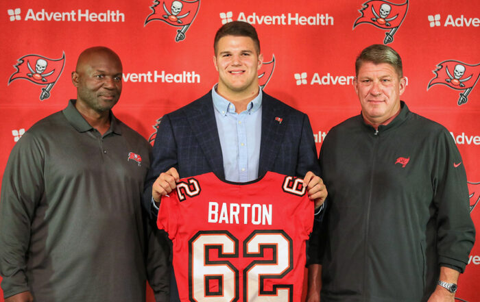 Bucs Hc Todd Bowles, Ol Graham Barton And Gm Jason Licht