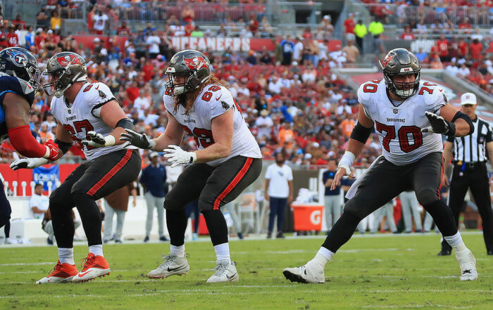 Bucs Rt Luke Goedeke, Rg Cody Mauch And C Robert Hainsey