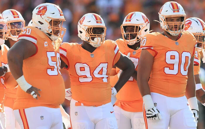 Bucs Dts Vita Vea, Calijah Kancey And Logan Hall