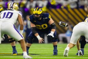 Bucs Draft 2024 Preview + Bucs Best Bets: Cs 7 Michigan C Drake Nugent
