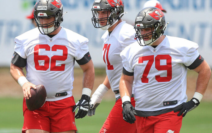 Bucs C Graham Barton And G Elijah Klein