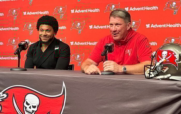 Bucs Fs Antoine Winfield Jr. And Gm Jason Licht