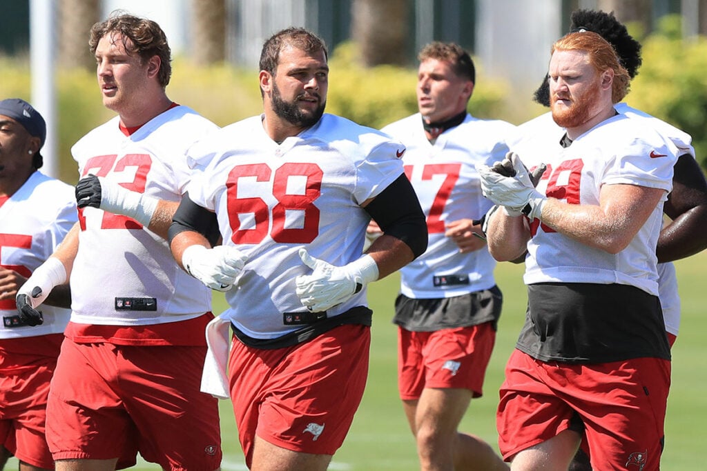 What Does Ben Bredeson'S Future With The Bucs Look Like Beyond 2026? 3 Bucs Lg Ben Bredeson And Rg Cody Mauch