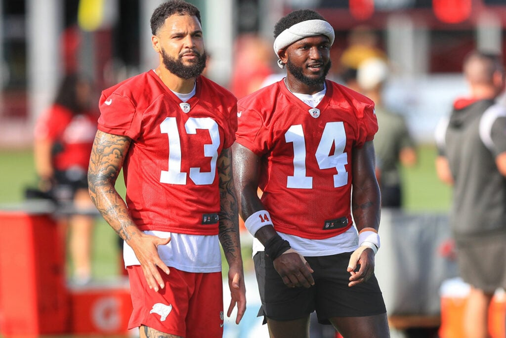 Finding The Right Tier For Bucs' Prolific Wr Duo 2 Bucs Wrs Mike Evans And Chris Godwin