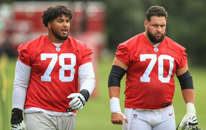 Bucs Lt Tristan Wirfs And C Robert Hainsey