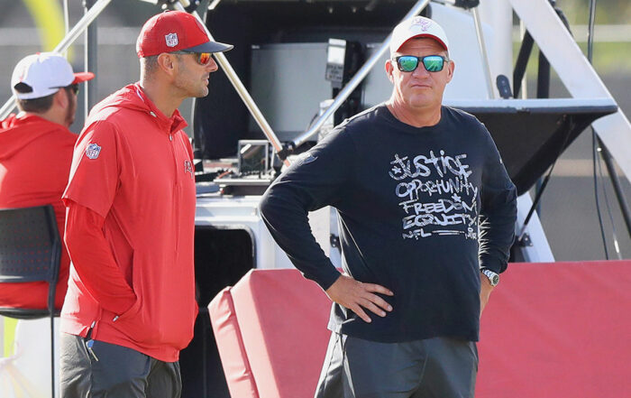Bucs Assistant Gm John Spytek And Gm Jason Licht