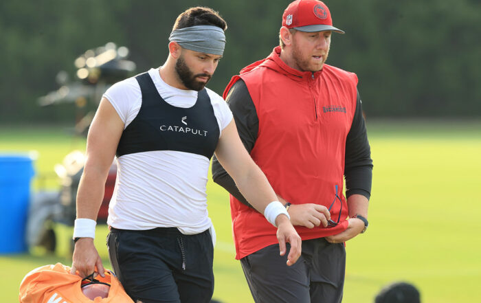 Bucs Qb Baker Mayfield And Oc Liam Coen