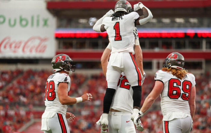 Bucs Rb Rachaad White And C Graham Barton