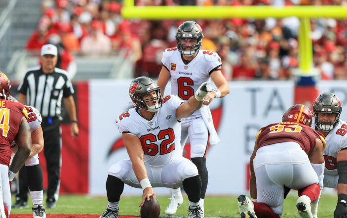 Bucs C Graham Barton And Qb Baker Mayfield