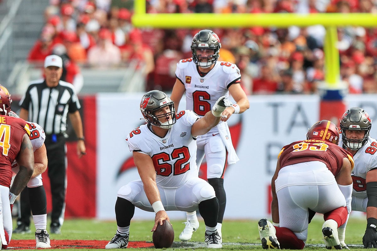 Bucs C Graham Barton And Qb Baker Mayfield