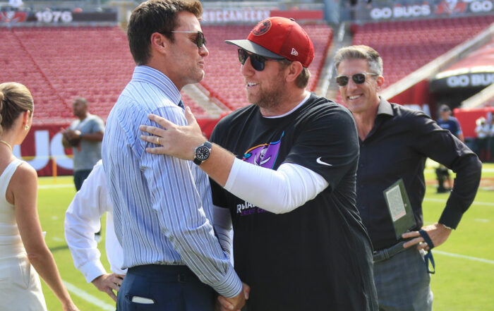 Bucs Oc Liam Coen And Tom Brady