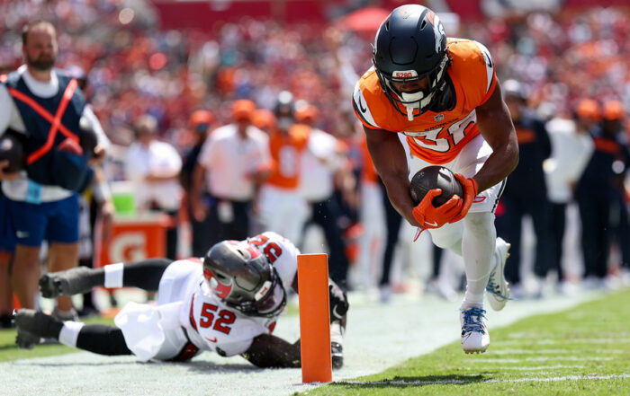 Broncos Rb Jaleel Mclaughlin And Bucs Ilb Kj Britt