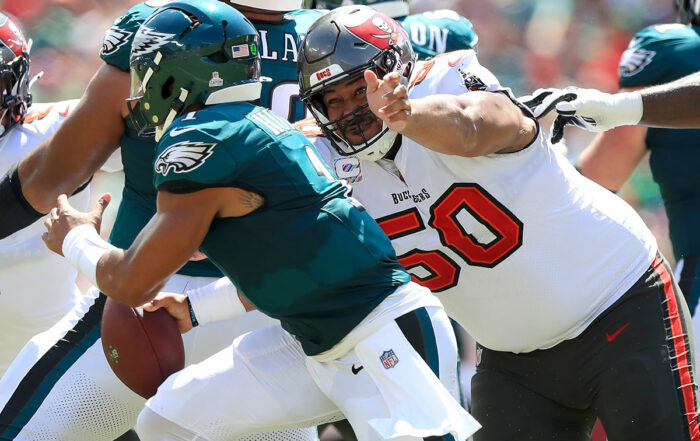 Bucs Dt Vita Vea And Eagles Qb Jalen Hurts