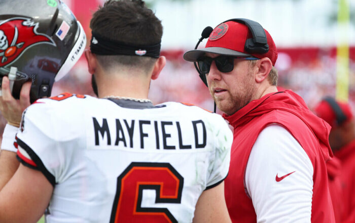 Buccaneers Qb Baker Mayfield And Oc Liam Coen