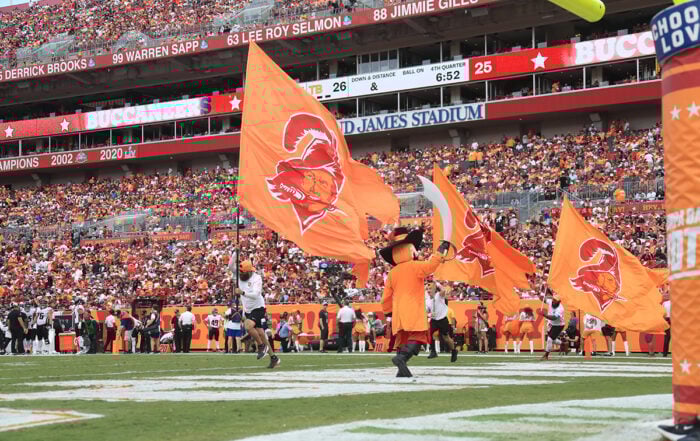 Bucs Throwback Creamsicle Flags
