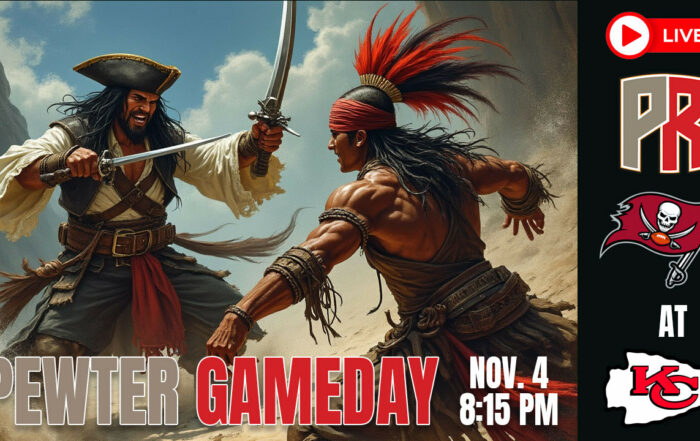 Bucs Chiefs Pewter Gameday