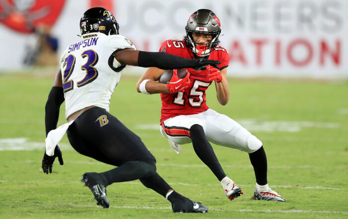 Bucs Wr Jalen Mcmillan - Photo By: Cliff Welch/Pr