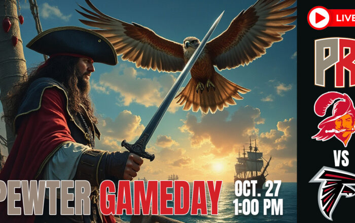 Bucs Falcons Pewter Gameday
