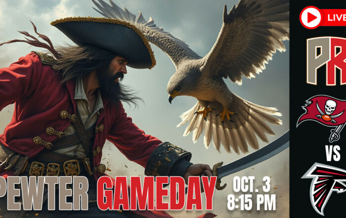 Bucs Falcons Pewter Gameday