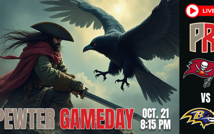 Bucs Ravens Pewter Gameday