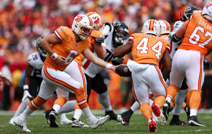 Bucs Qb Baker Mayfield And Rb Sean Tucker
