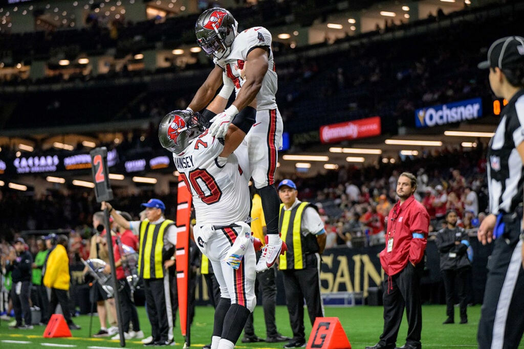 Sean Tucker Primed For Deja Vu In The Bayou 5 Bucs Rb Sean Tucker And C Robert Hainsey