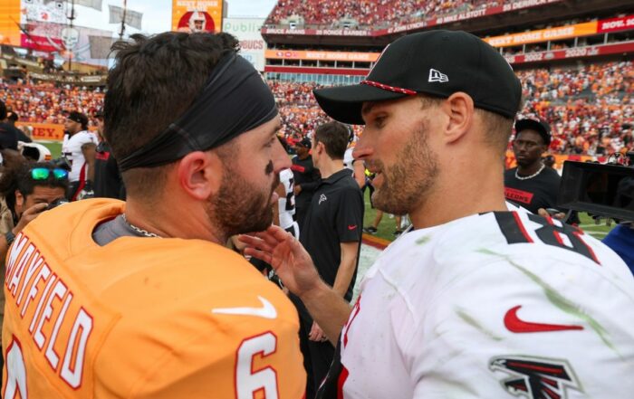 Bucs Qb Baker Mayfield And Falcons Qb Kirk Cousins Nfc South