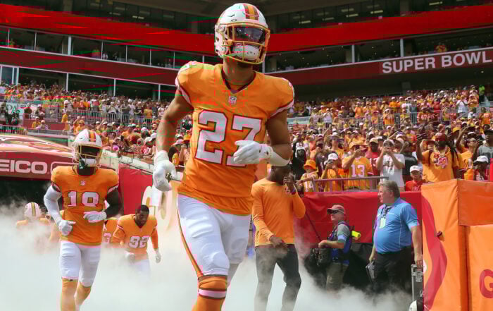 Bucs Cb Zyon Mccollum - Photo By: Cliff Welch P/R