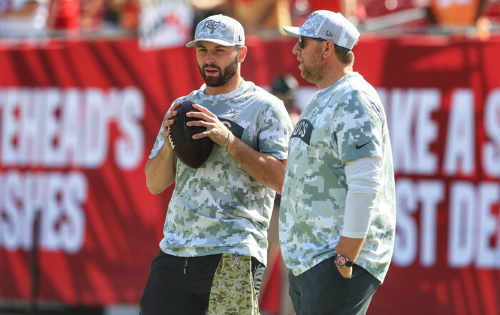 Bucs Qb Baker Mayfield And Oc Liam Coen