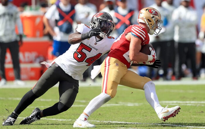 Bucs Ilb Lavonte David And 49Ers Rb Christian Mccaffrey