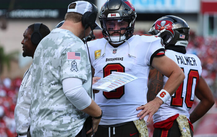 Bucs Qb Baker Mayfield And Oc Liam Coen
